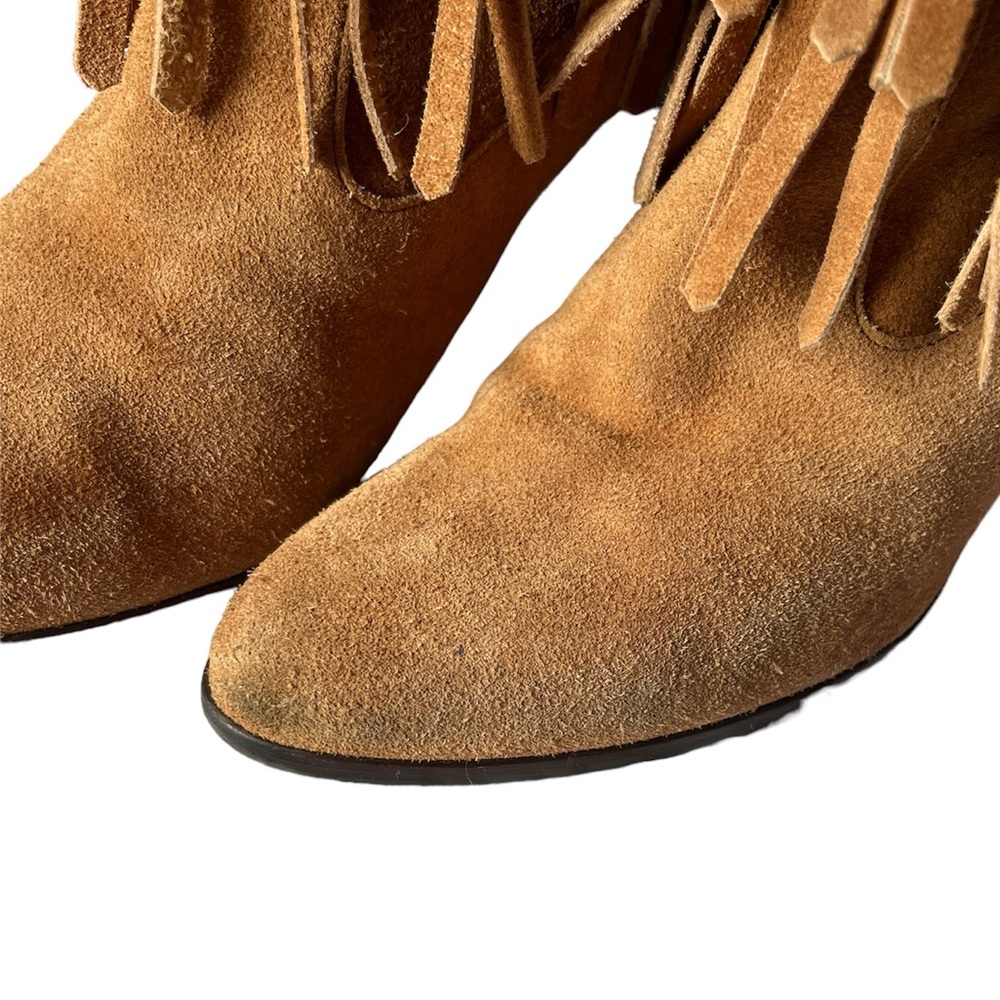 Meda genuine leather fringe western boots size 7US - Picture 5 of 11